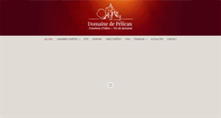 Desktop Screenshot of domainedepelican.fr