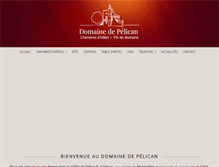 Tablet Screenshot of domainedepelican.fr